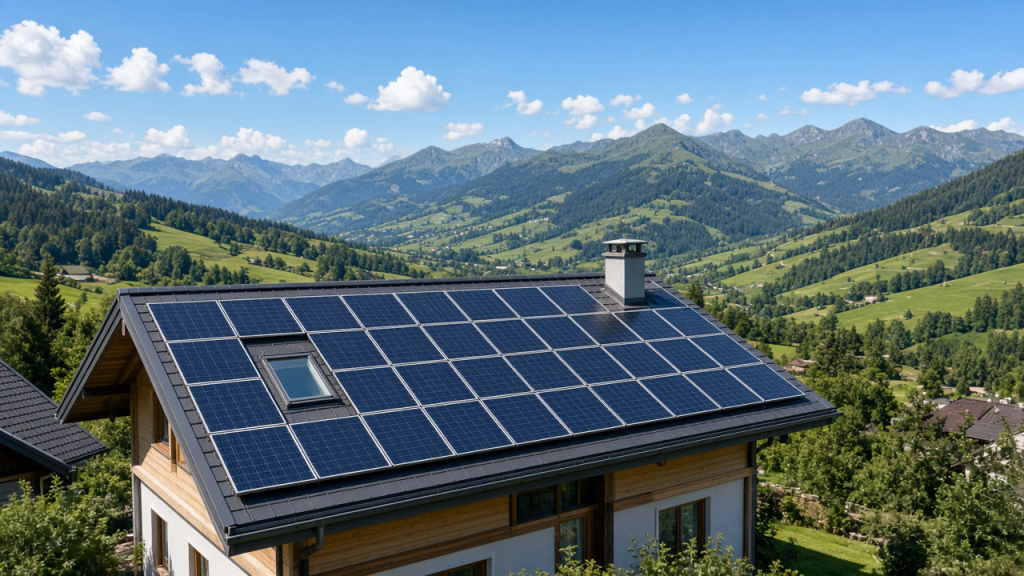 Photovoltaikanlage auf dem Dach